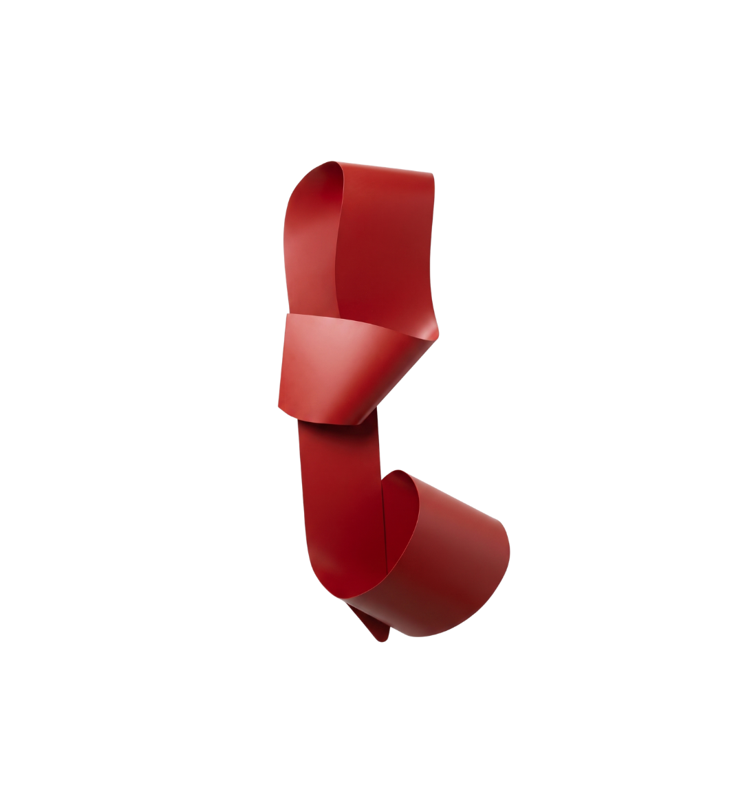 Curved Metal Wall Sculpture