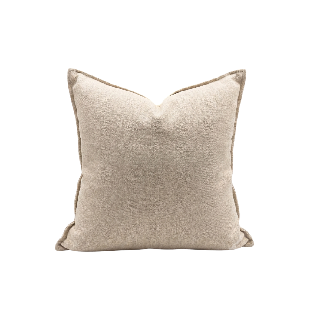 Cream Waffle Knit Pillow
