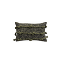 Forest Green Textured Lumbar Pillow